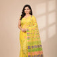 Dhaka Jamdani Saree-Yellow