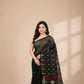 Dhakai Jamdani Saree-Black
