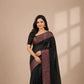Handcrafted Cotton Silk Saree | Rose Pink Pallu & Zari Work