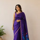 Exclusive silk linen hand jamdani weaving