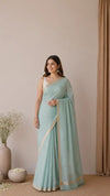 Bhagalpur Munga Silk Saree | Pure Munga Silk Handloom | Terracotta Silk Saree with Zari Border | Wedding & Party Wear Munga Silk