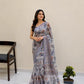 Premium hand block printed Chiffon Sarees