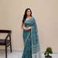 Premium hand block printed Chiffon Sarees