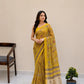 Premium hand block printed Chiffon Sarees