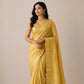Chanderi Silk Saree – Lovely Yellow