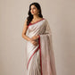 Chanderi Tissue Silk Saree –Shining Silver