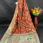 Kalamkari Cotton Saree in Red