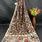Kalamkari Cotton Saree in Black