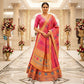 Lehenga- Pink & Orange-Crop Top-Stitched | Party Wear lehenga