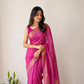 Authentic Pure Munga Silk Saree in Pink
