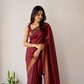 Authentic Pure Munga Silk Saree in Red
