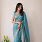 Bhagalpur Munga Silk Saree | Dull Gold Zari Border