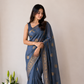 Munga Silk Saree | Golden Zari Butta Work | Wedding & Festive Wear