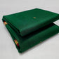 Chanderi Silk Saree -Green with Gold Buti & Zari Border