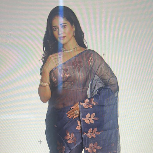 Trendy Resham Silk Muslin Saree