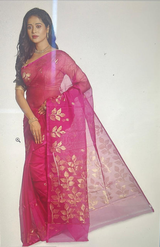Trendy Resham Silk Muslin Saree