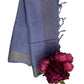 Authentic Pure Munga Silk Saree in Mauve