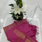 Authentic Pure Munga Silk Saree in Pink