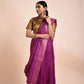 Magenta Tussar Geecha Silk Premium Saree| Authentic Bhagalpur Silk Saree