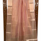 Peach Pure Kora Tissue Handloom Banarasi Saree