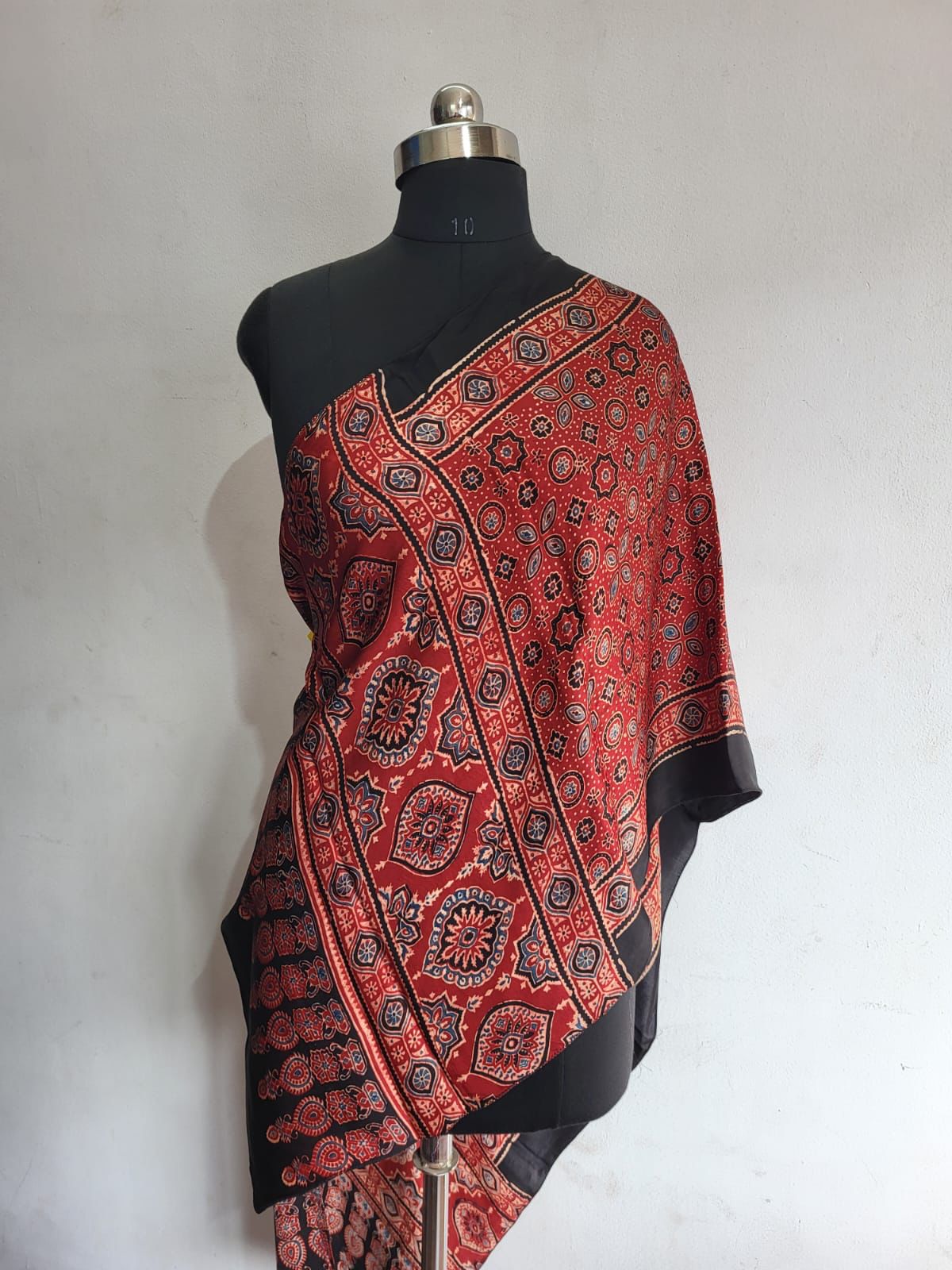Ajrakh Modal Silk Stoles