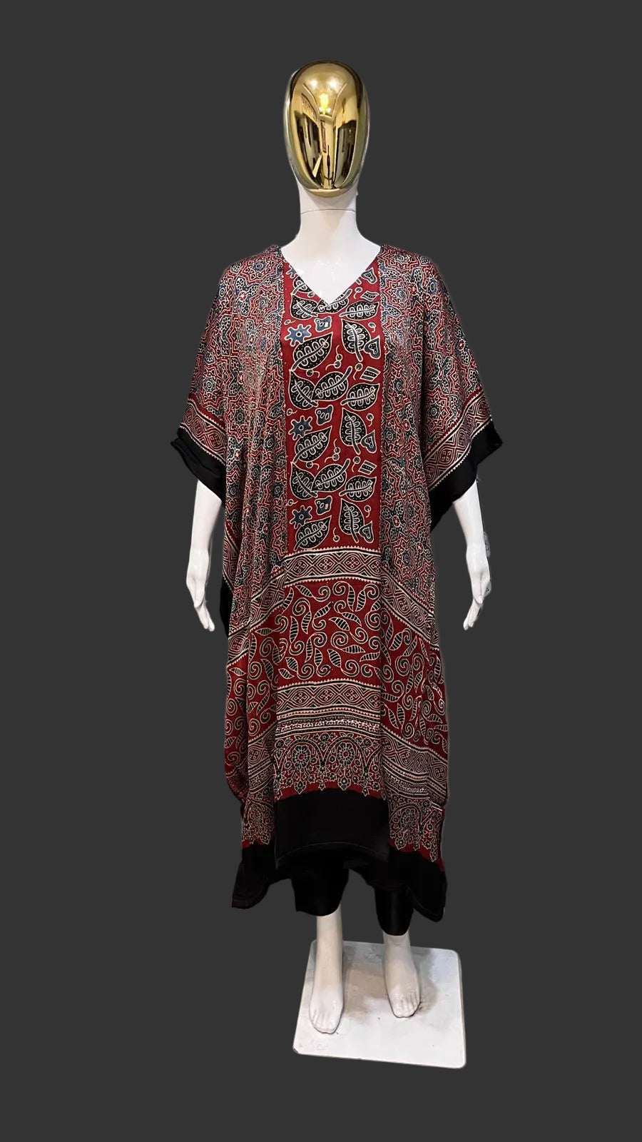 Ajrak Modal Kaftan