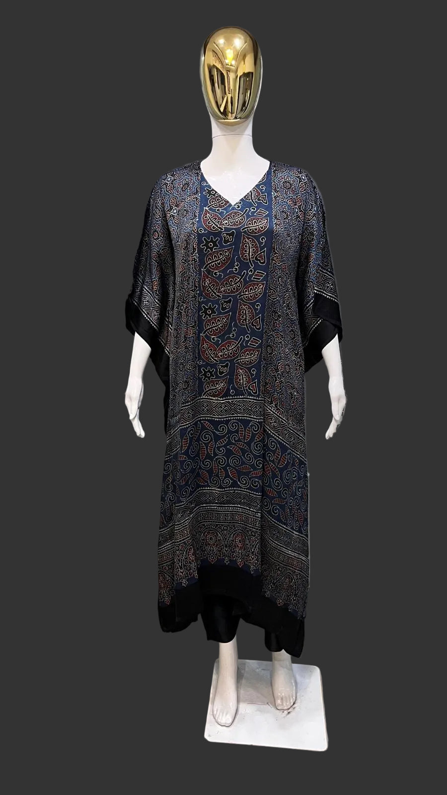 Ajrak Modal Kaftan