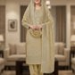 Banarasi Semi katan 3 Suit Pcs in- Gold