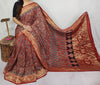 Dolla Modal Silk Saree | Red Banarasi Modal Silk | Soft Silk Saree with Heavy Zari Border | Wedding & Party Wear Saree (Copy) (Copy)