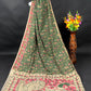 Kalamkari Cotton Saree in Green
