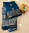 Kolkata Semi Silk Sarees-Opera silk
