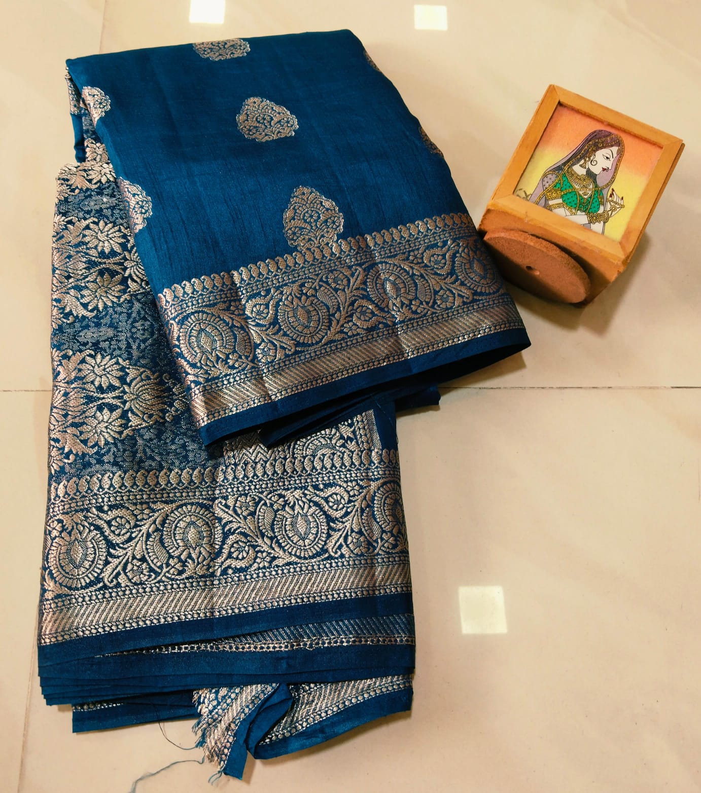 Kolkata Semi Silk Sarees-Opera silk