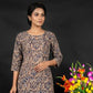 Kalamkari Kurta in Black