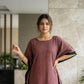 Ajrak Modal Kaftan in Red