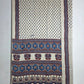 Ajrakh Block Printed Modal Silk Saree in Ivory