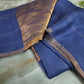 Pure Linen Saree in Blue