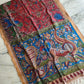 Srikalahasti kalamkari Saree in Tussar Silk