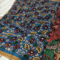 Srikalahasti kalamkari Saree in Tussar Silk