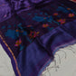 Exclusive silk linen hand jamdani weaving