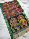 Pen Kalamkari Saree in Bangalore Silk