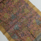 Srikalahasti kalamkari Saree in Tussar Silk in pastel pink