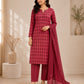 Bagh Print Office Suit — 3 Pc. Stitched Set