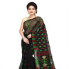 Dhakai Jamdani Saree-Black