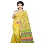 Dhaka Jamdani Saree-Yellow