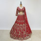 Red Heavy Embroidered lehenga | Wedding Lehenga | Bridal Lehenga